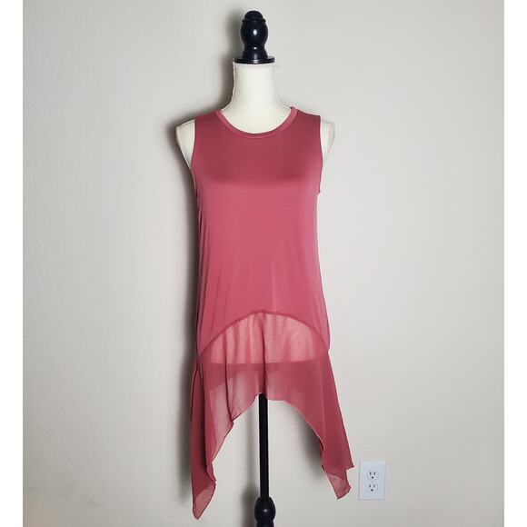 Anthropologie Mauve Pink Tank Top Small - Picture 1 of 6